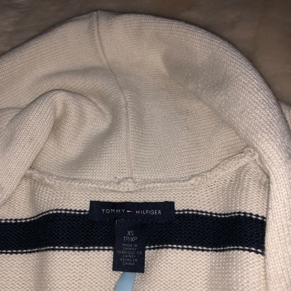 Tommy Hilfiger Stripped Buttoned Up Cardigan - Picture 4 of 6